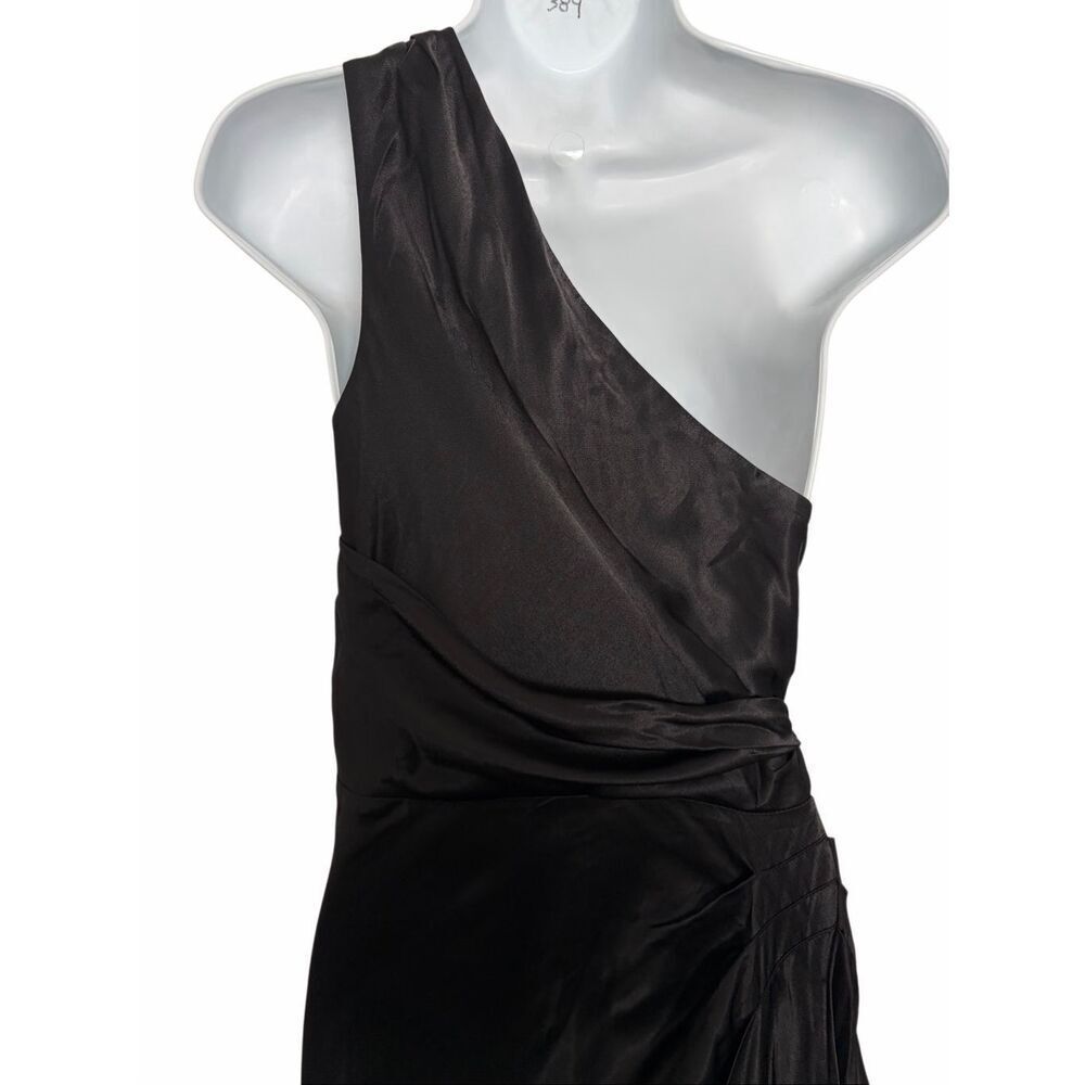 Meshki Calliope One Shoulder Maxi Dress in Black Size XS - Picture 8 of 12